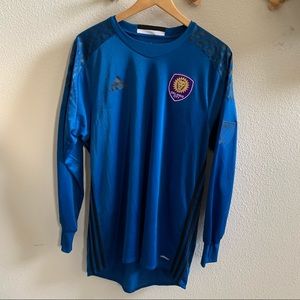 Orlando City MLS Keeper Jersey L Blue Adidas 2016
